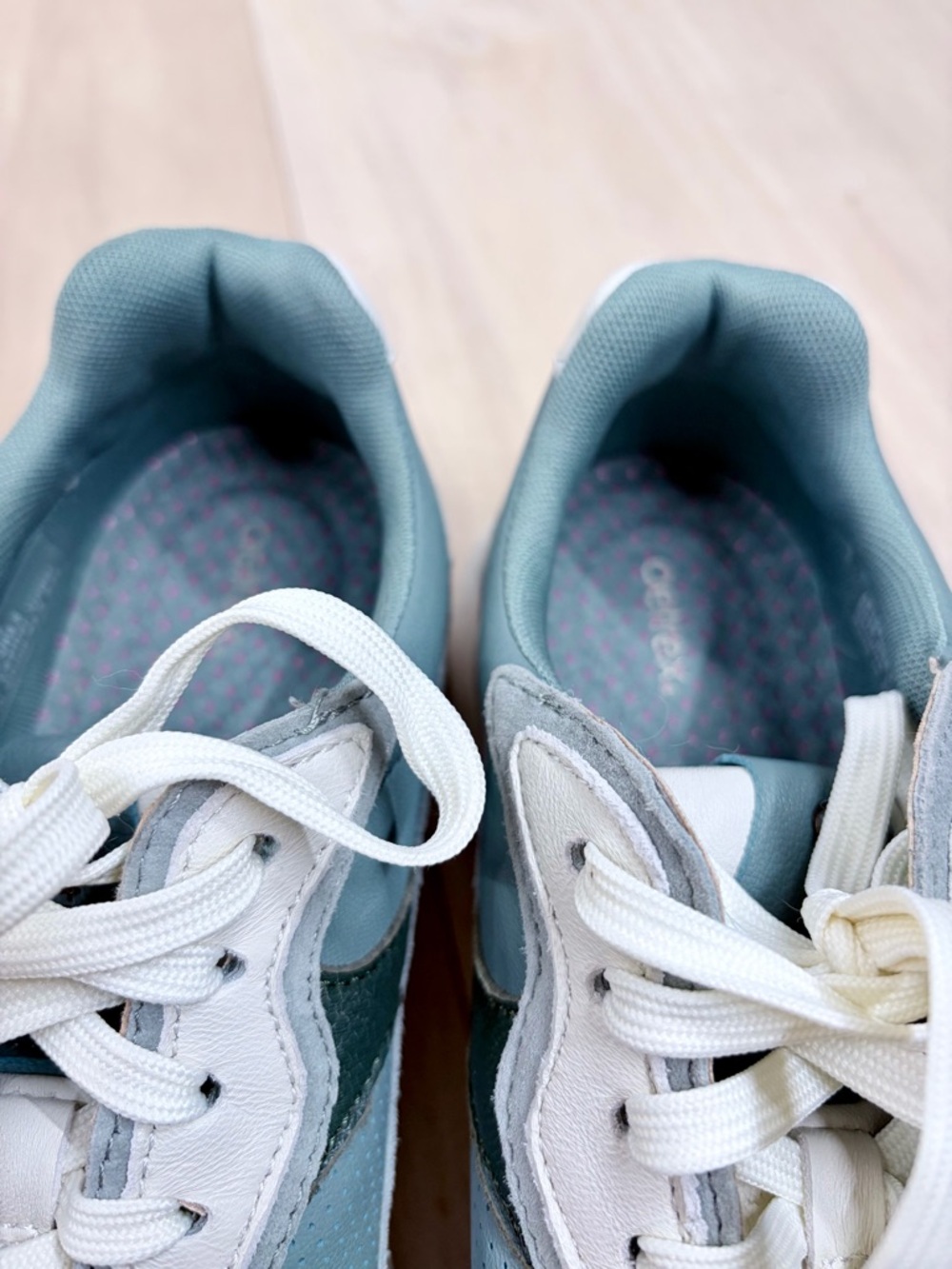 Aetrex Emily Orthopedic Arch Support Sneakers Mint Women's Size 8.5 - Picture 7 of 12